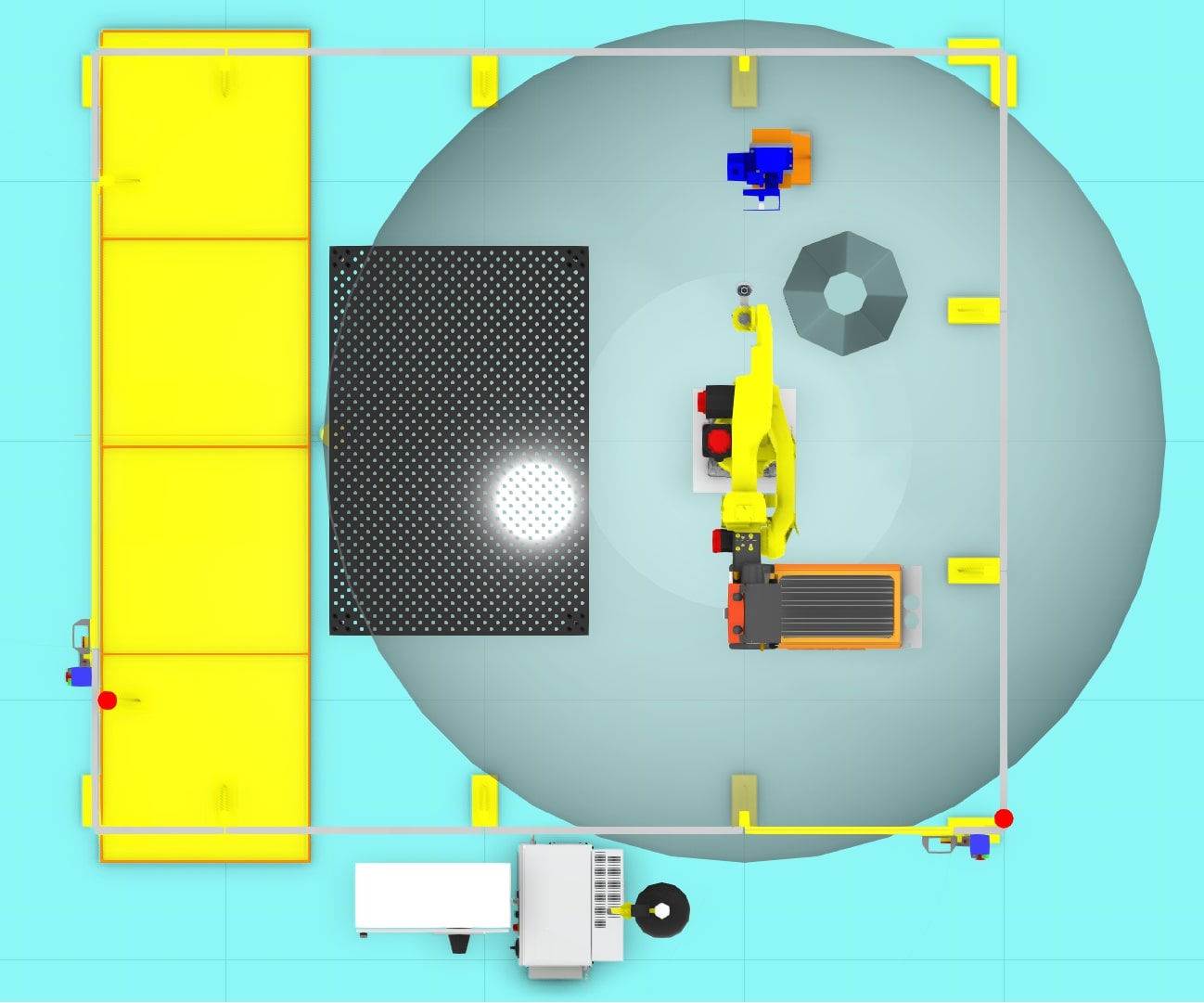 Фото Роботизированная ячейка для сварки промышленным роботом Fanuc RTC-WLD-F-Lorch (MIG-MAG)